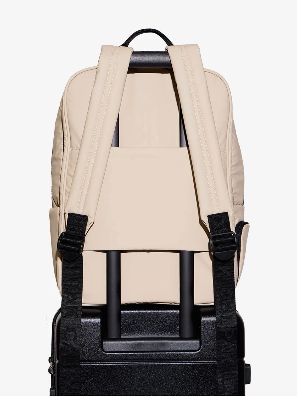 NWT Calpak Luka 17 inch Laptop Backpack in Oatmeal - Picture 3 of 4